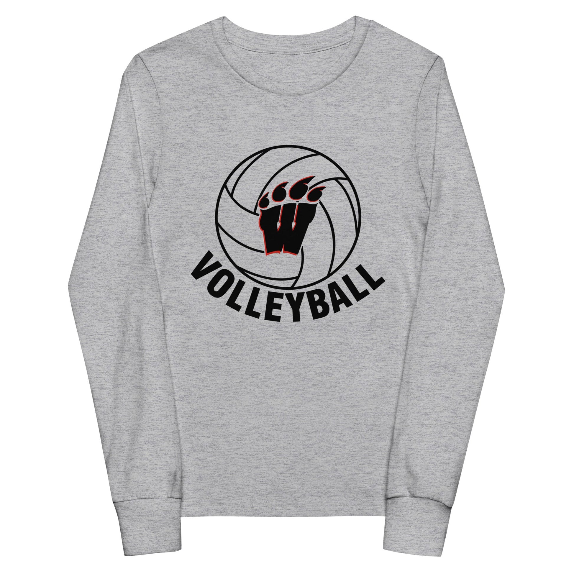 Performance | Youth Long Sleeve T-Shirt | Weaver High School | Vanguard Volley Logo