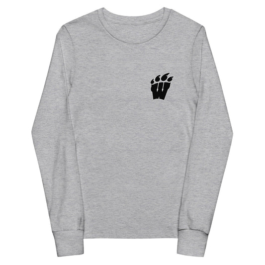 Performance | Youth Long Sleeve T-Shirt | Weaver High School | Wildclaw Logo