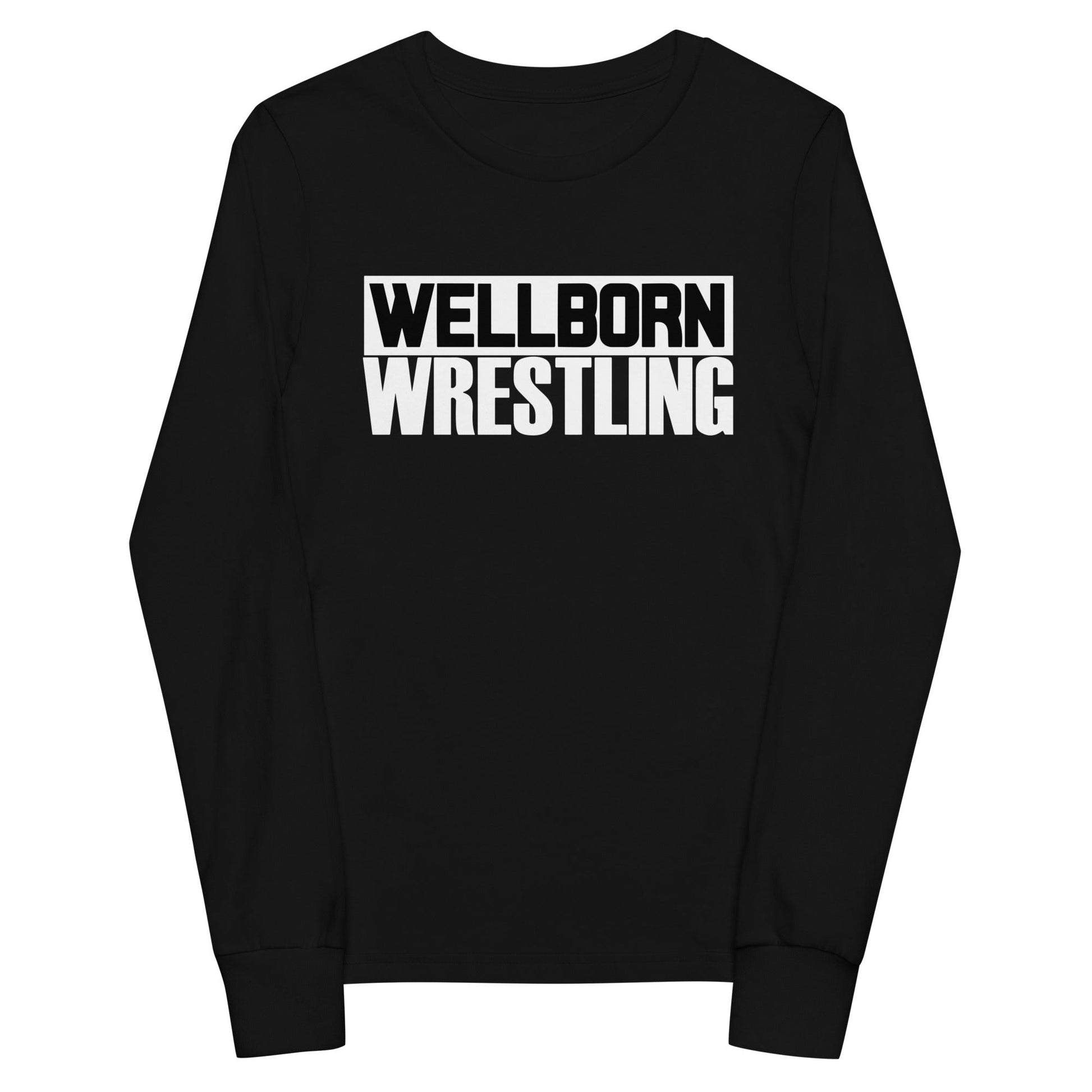 Performance | Youth Long Sleeve T-Shirt | Wellborn Youth Wrestling | Script Logo