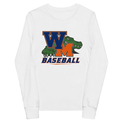 Performance | Youth Long Sleeve T-Shirt | West Memphis Community Christian College Gators | Athletics Logo