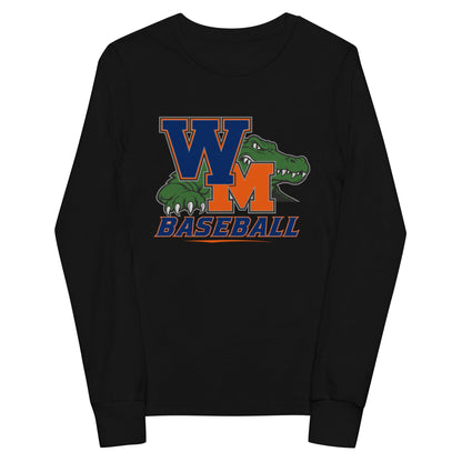 Performance | Youth Long Sleeve T-Shirt | West Memphis Community Christian College Gators | Athletics Logo