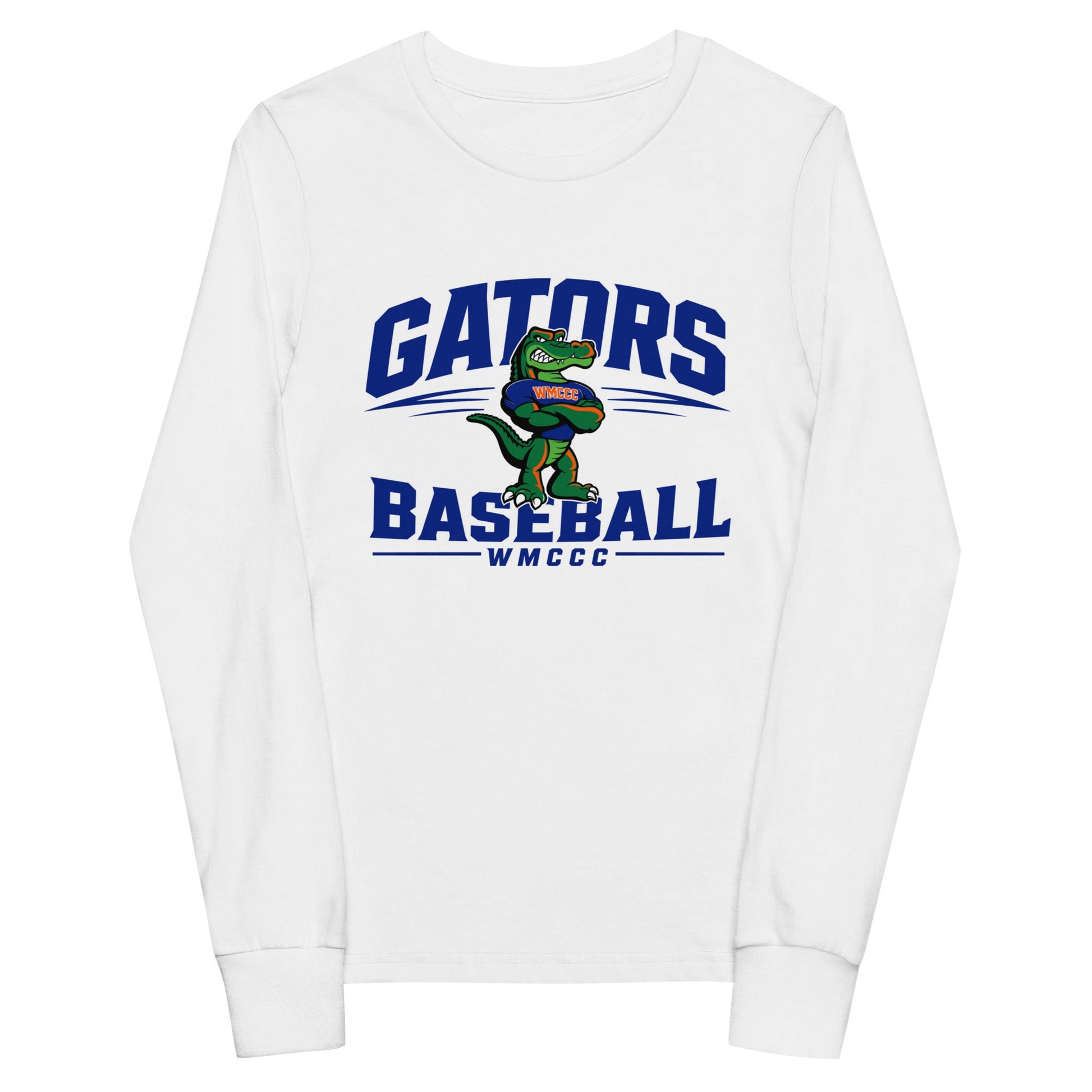 Performance | Youth Long Sleeve T-Shirt | West Memphis Community Christian College Gators | Emblem Logo
