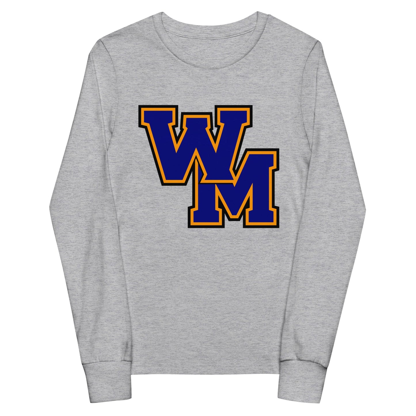 Performance | Youth Long Sleeve T-Shirt | West Memphis Community Christian College Gators | WM-Mark Logo