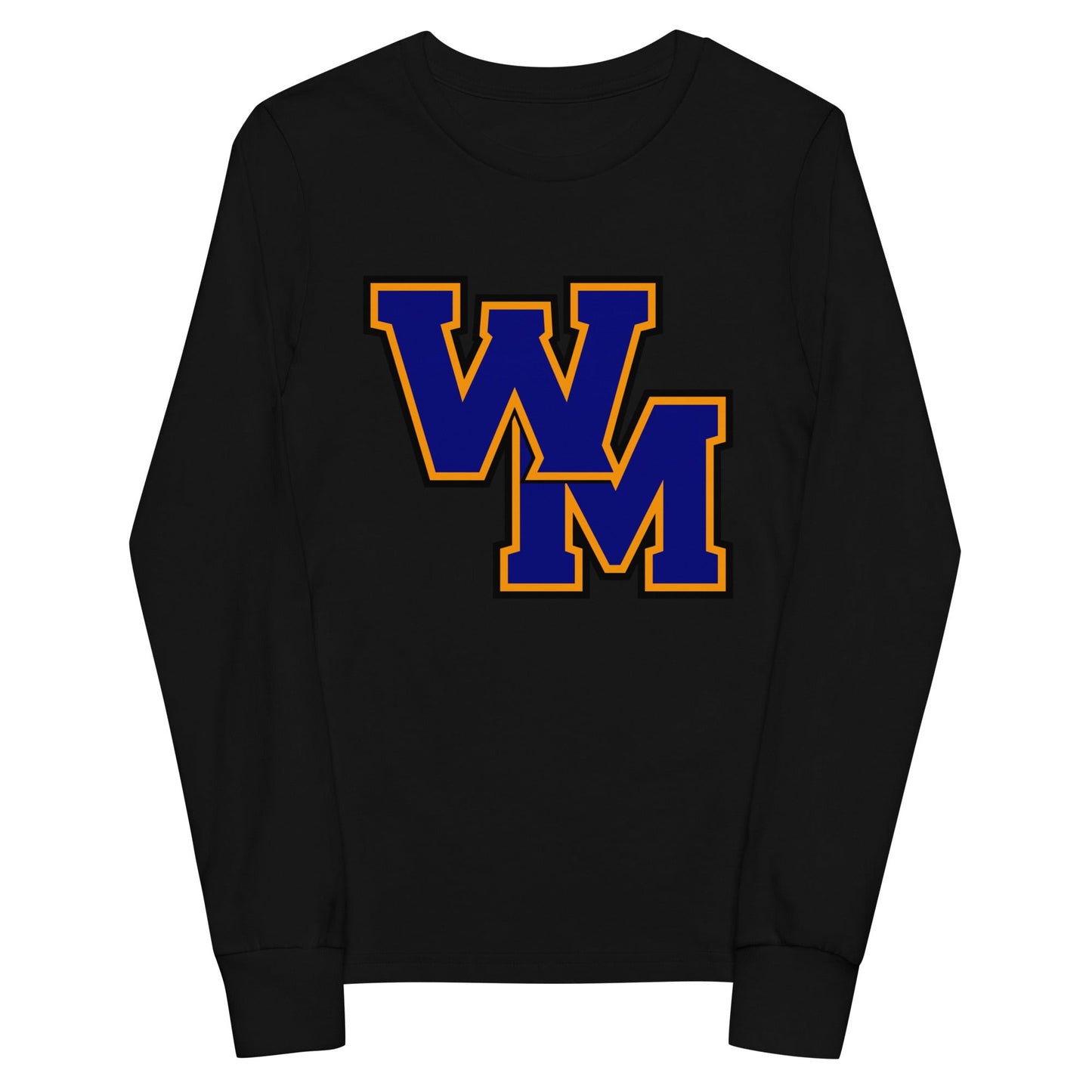 Performance | Youth Long Sleeve T-Shirt | West Memphis Community Christian College Gators | WM-Mark Logo