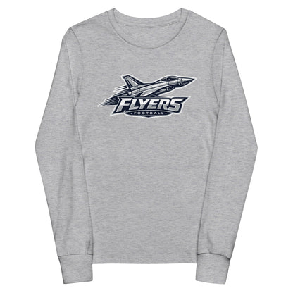 Performance | Youth Long Sleeve T-Shirt | West Texas Flyers | Flyer Mascot Logo