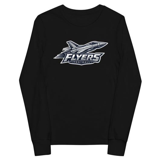 Performance | Youth Long Sleeve T-Shirt | West Texas Flyers | Flyer Mascot Logo