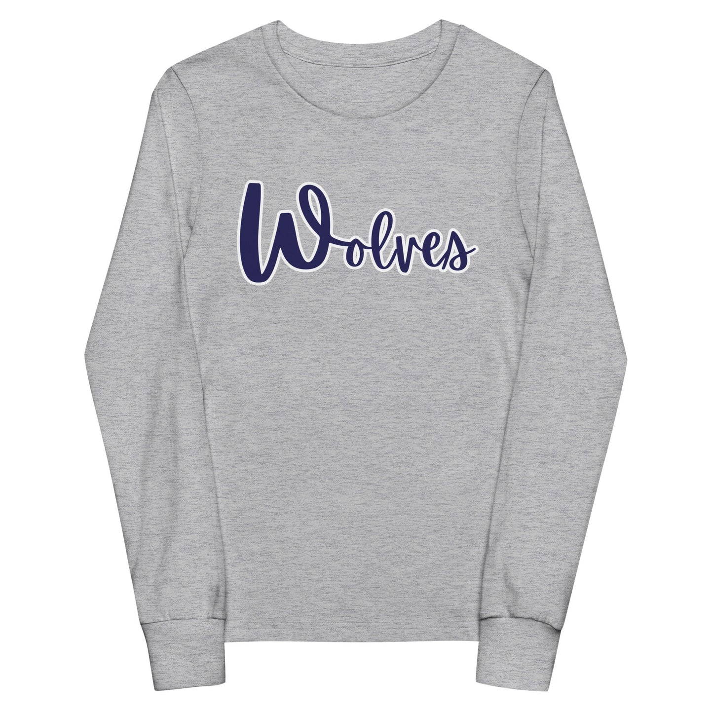 Performance | Youth Long Sleeve T-Shirt | White Mountain School | Script Logo