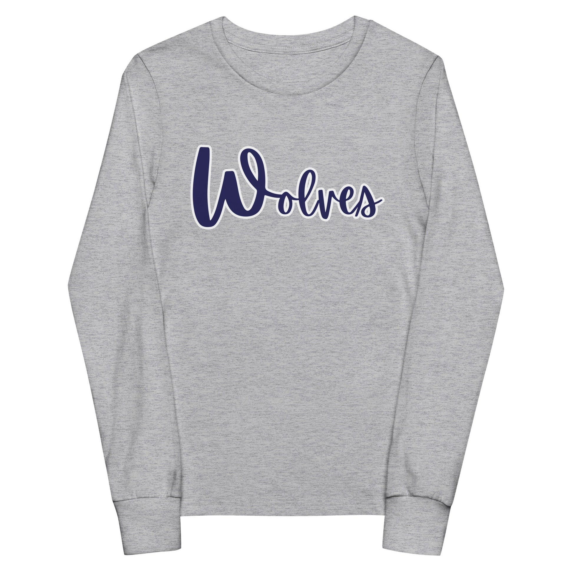 Performance | Youth Long Sleeve T-Shirt | White Mountain School | Script Logo