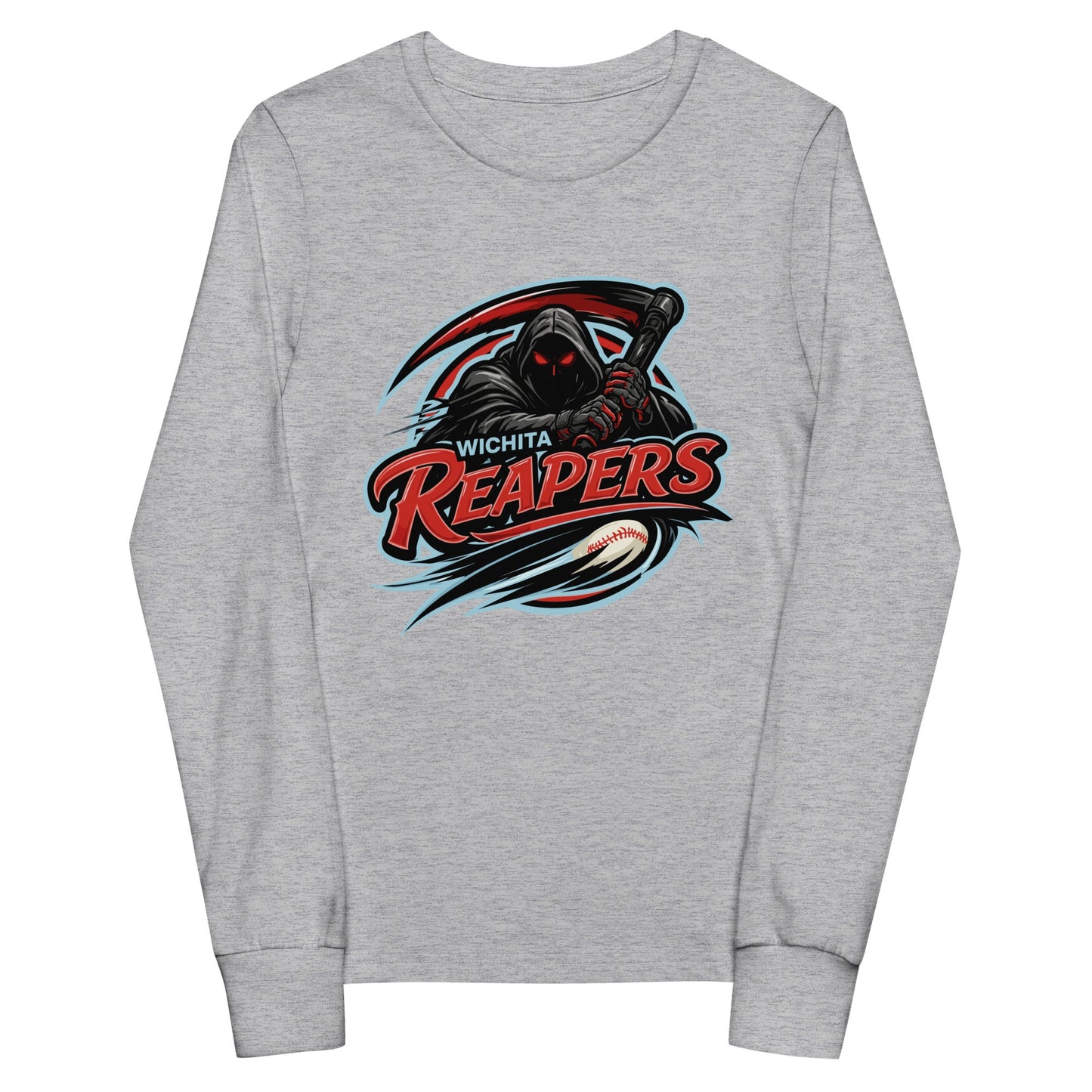 Performance | Youth Long Sleeve T-Shirt | Wichita Reapers | Reaper Logo