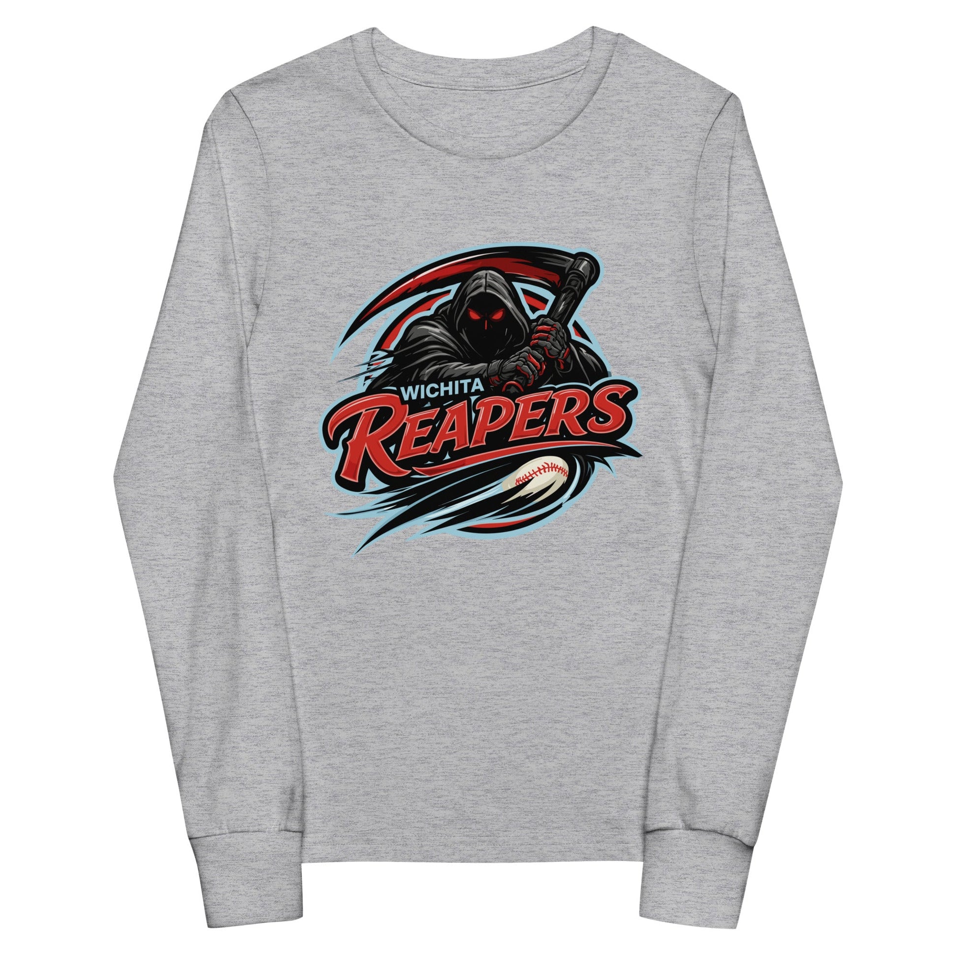 Performance | Youth Long Sleeve T-Shirt | Wichita Reapers | Reaper Logo