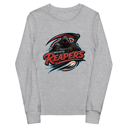 Performance | Youth Long Sleeve T-Shirt | Wichita Reapers | Reaper Logo