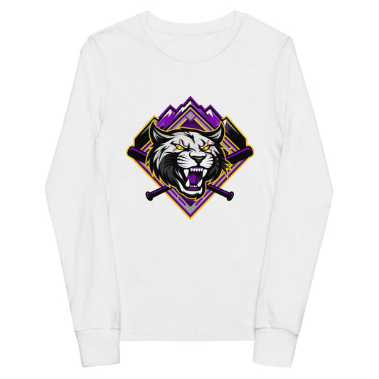 Performance | Youth Long Sleeve T-Shirt | Wildcats Softball | Crest Logo