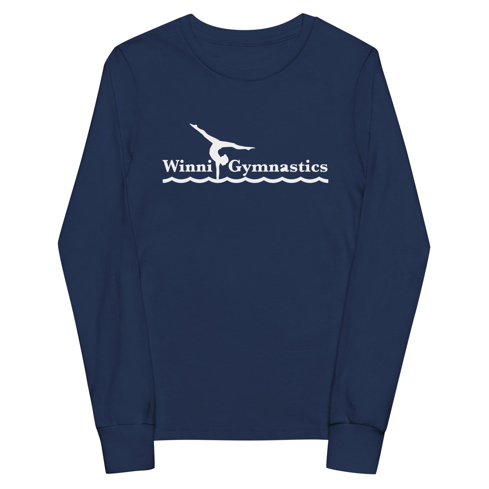 Performance | Youth Long Sleeve T-Shirt | Winni Gymnastics | Alt Logo