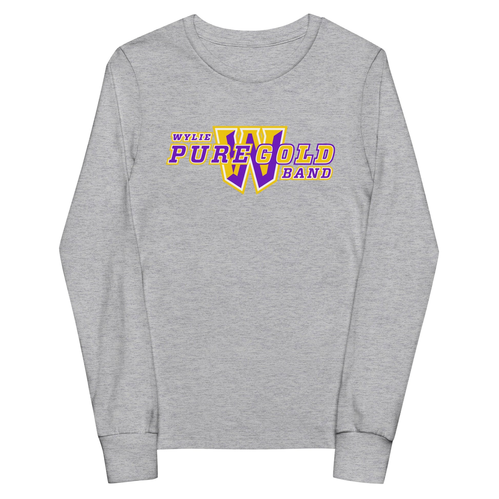 Performance | Youth Long Sleeve T-Shirt | Wylie ISD | Pure Gold Logo
