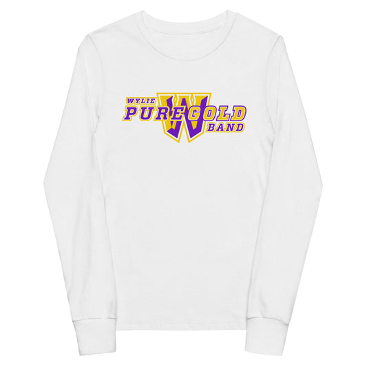 Performance | Youth Long Sleeve T-Shirt | Wylie ISD | Pure Gold Logo