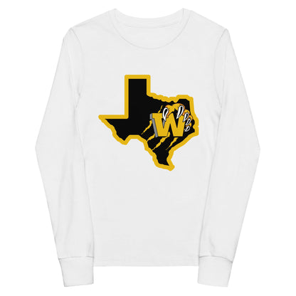Performance | Youth Long Sleeve T-Shirt | WYSA | Texas Logo