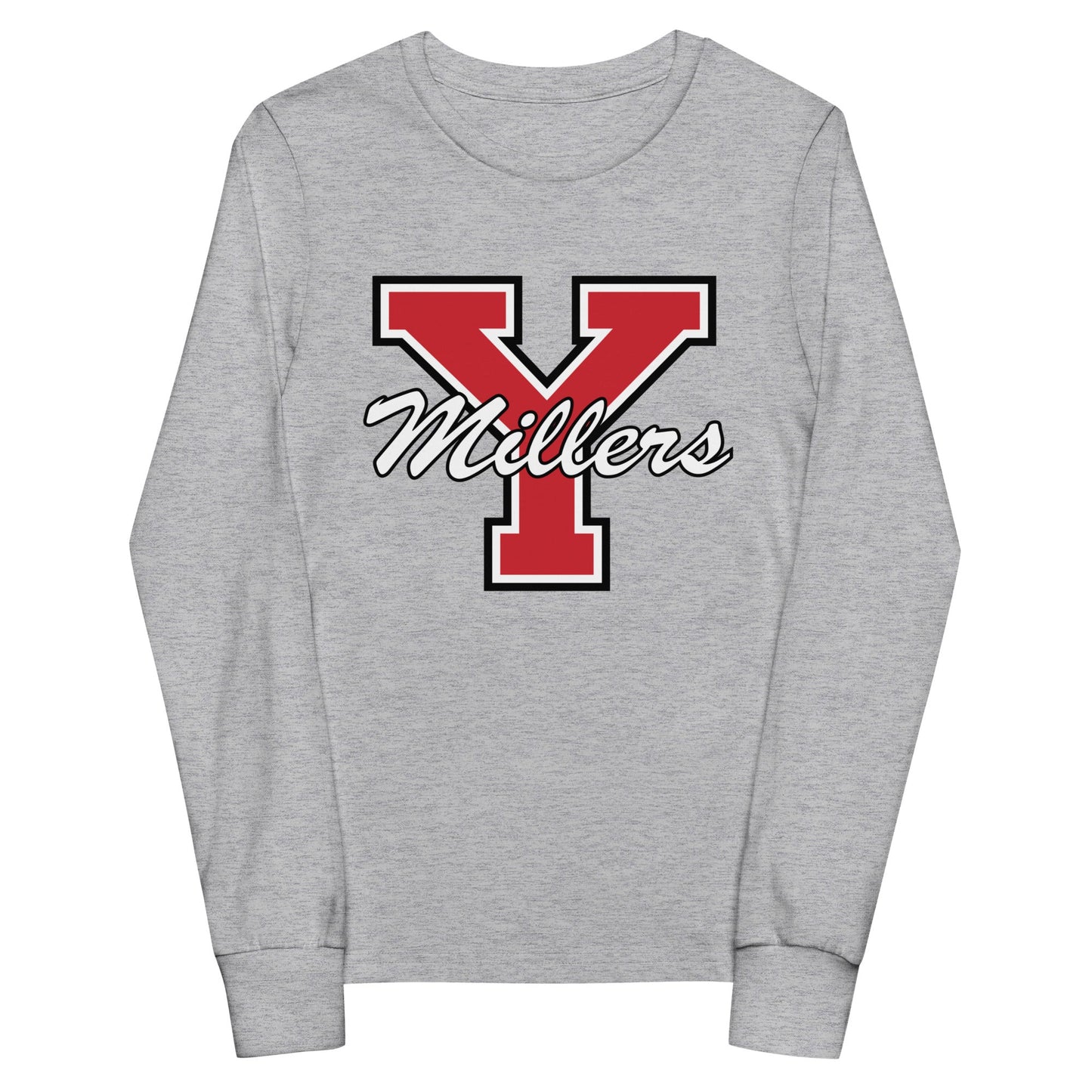 Performance | Youth Long Sleeve T-Shirt | Yukon Student Council | Crest Logo