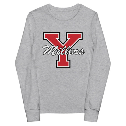 Performance | Youth Long Sleeve T-Shirt | Yukon Student Council | Crest Logo