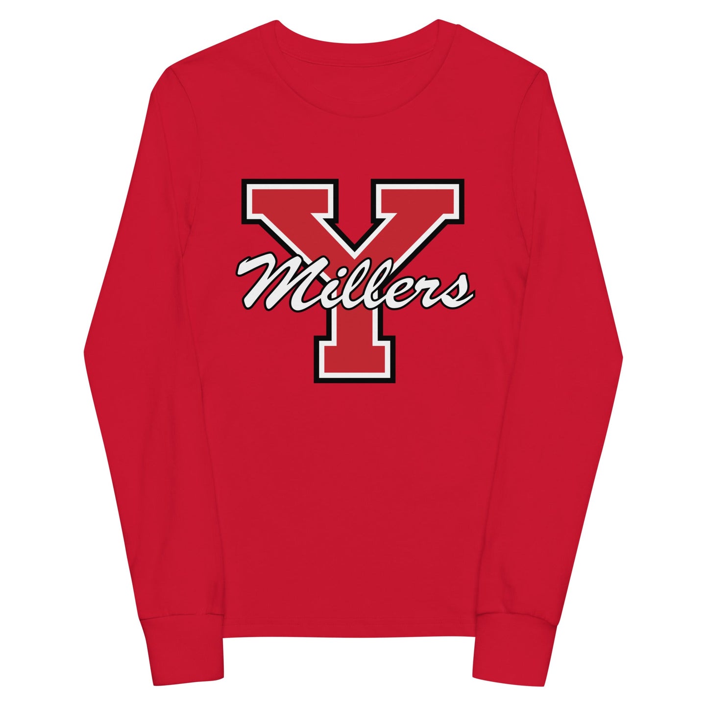 Performance | Youth Long Sleeve T-Shirt | Yukon Student Council | Crest Logo