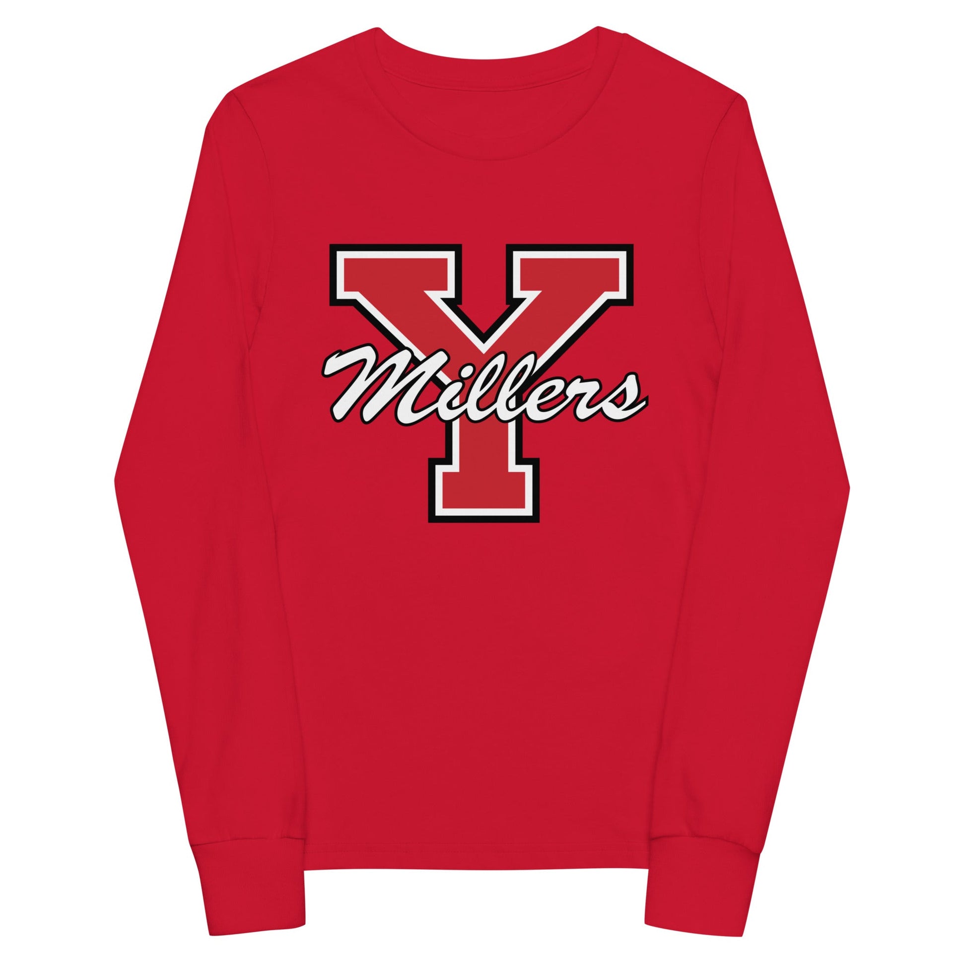 Performance | Youth Long Sleeve T-Shirt | Yukon Student Council | Crest Logo