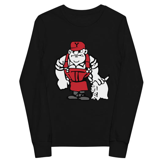 Performance | Youth Long Sleeve T-Shirt | Yukon Student Council | Mascot Logo