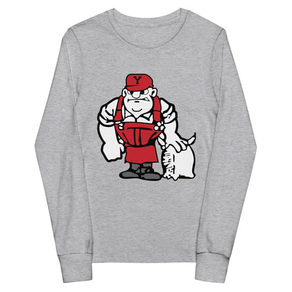 Performance | Youth Long Sleeve T-Shirt | Yukon Student Council | Mascot Logo