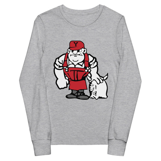 Performance | Youth Long Sleeve T-Shirt | Yukon Student Council | Mascot Logo