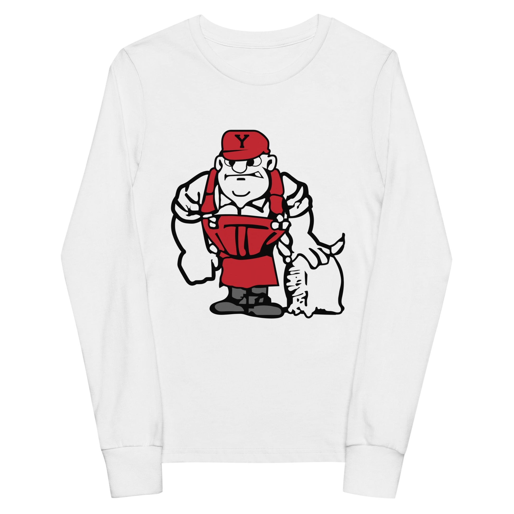 Performance | Youth Long Sleeve T-Shirt | Yukon Student Council | Mascot Logo