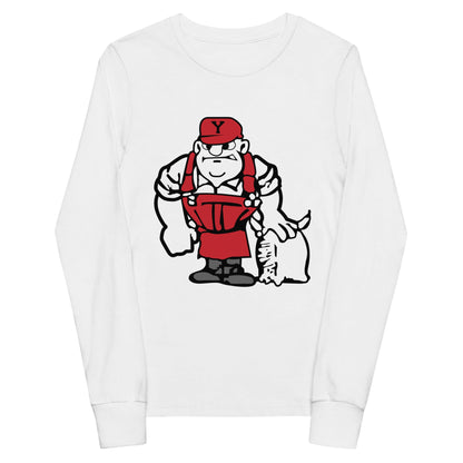 Performance | Youth Long Sleeve T-Shirt | Yukon Student Council | Mascot Logo