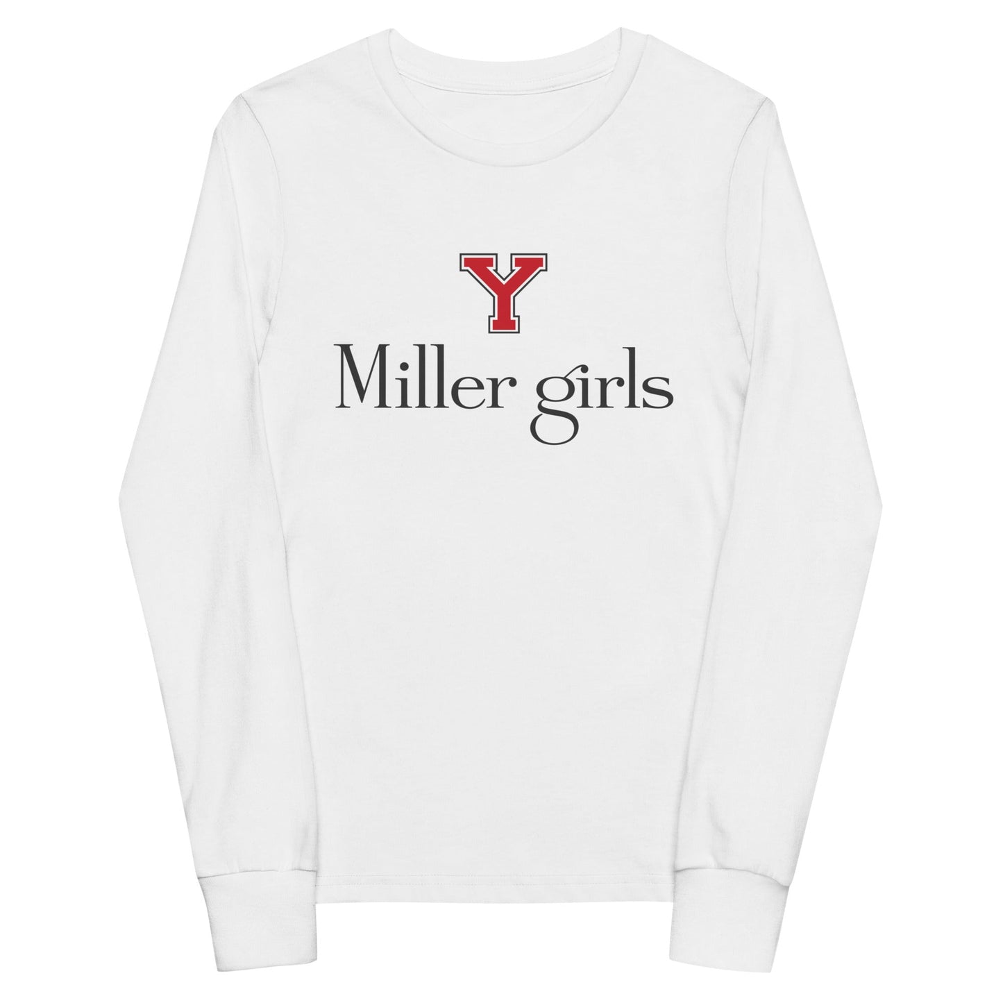 Performance | Youth Long Sleeve T-Shirt | Yukon Student Council | Miller Girls Logo