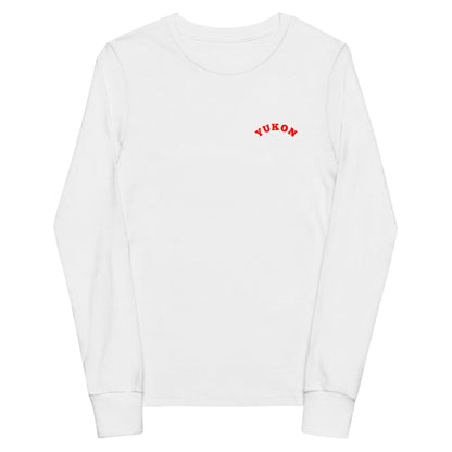 Performance | Youth Long Sleeve T-Shirt | Yukon Student Council | Script Logo