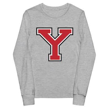 Performance | Youth Long Sleeve T-Shirt | Yukon Student Council | Y-Mark Logo