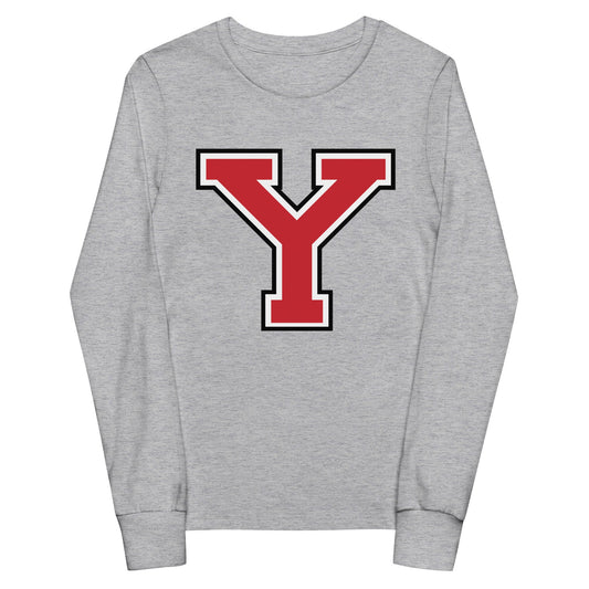 Performance | Youth Long Sleeve T-Shirt | Yukon Student Council | Y-Mark Logo
