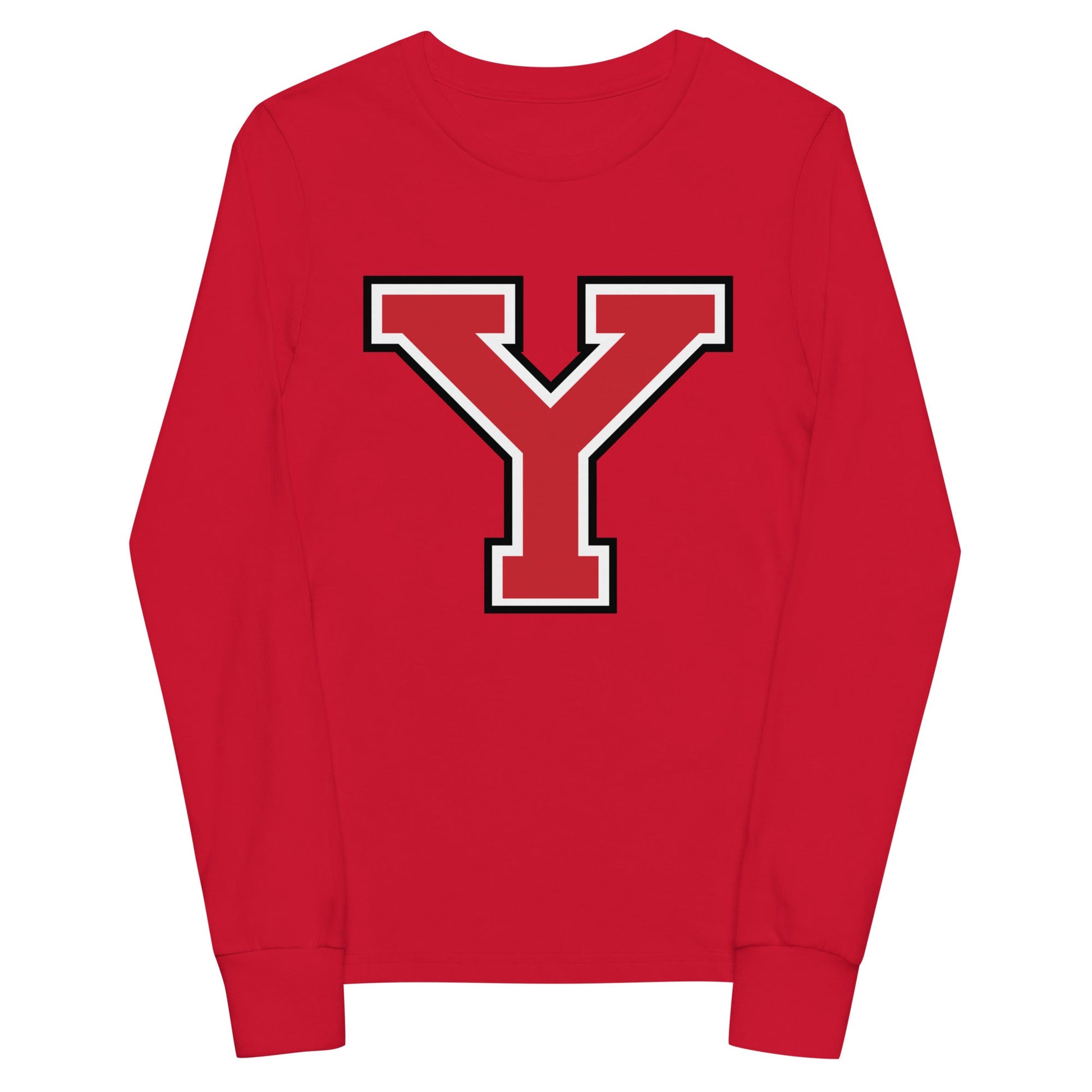 Performance | Youth Long Sleeve T-Shirt | Yukon Student Council | Y-Mark Logo