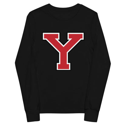 Performance | Youth Long Sleeve T-Shirt | Yukon Student Council | Y-Mark Logo