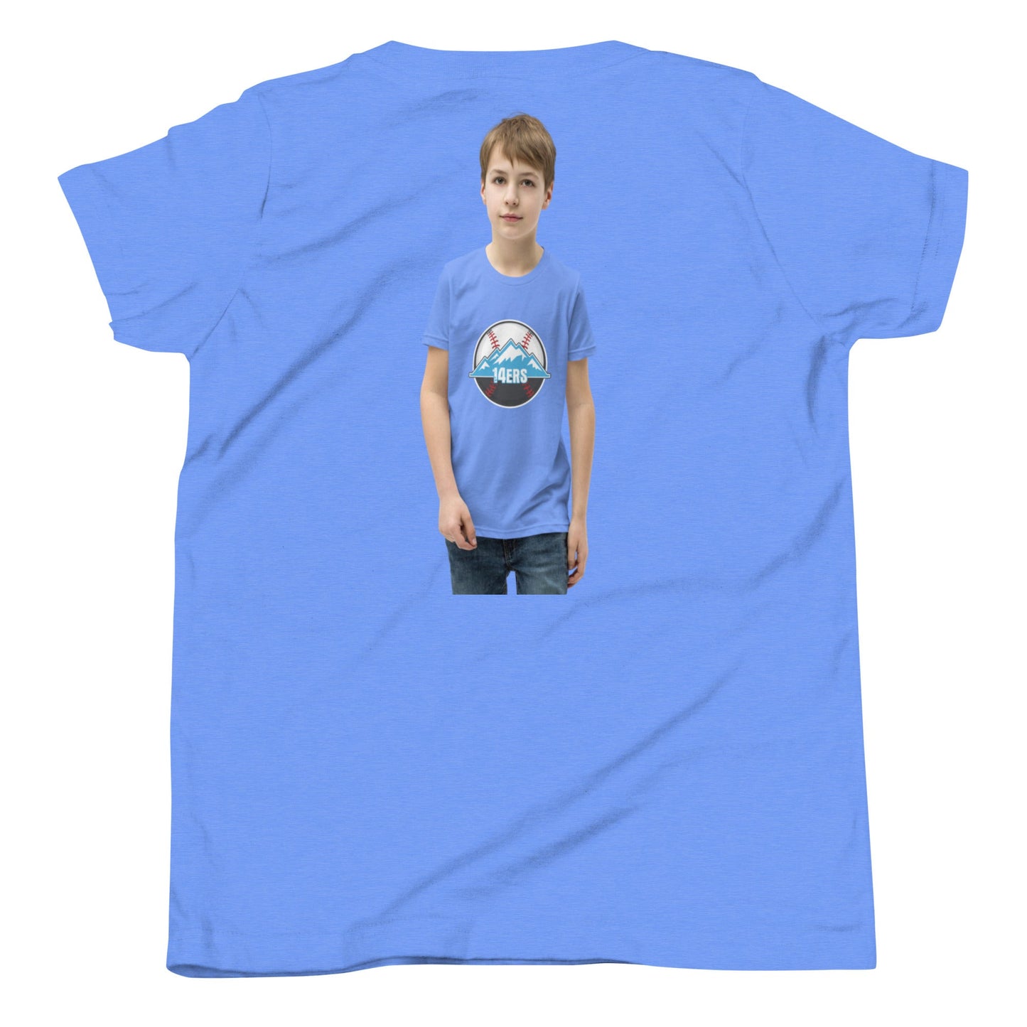 Performance | Youth T-Shirt | 14ers Baseball | Athletics Logo
