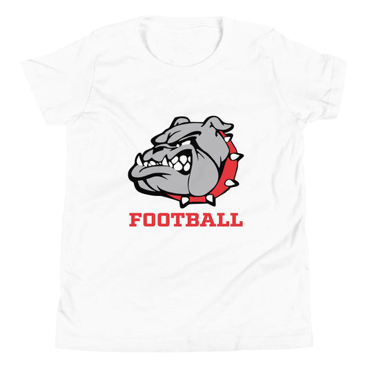 Performance | Youth T-Shirt | 6th Grade Bulldogs Team | Football Logo