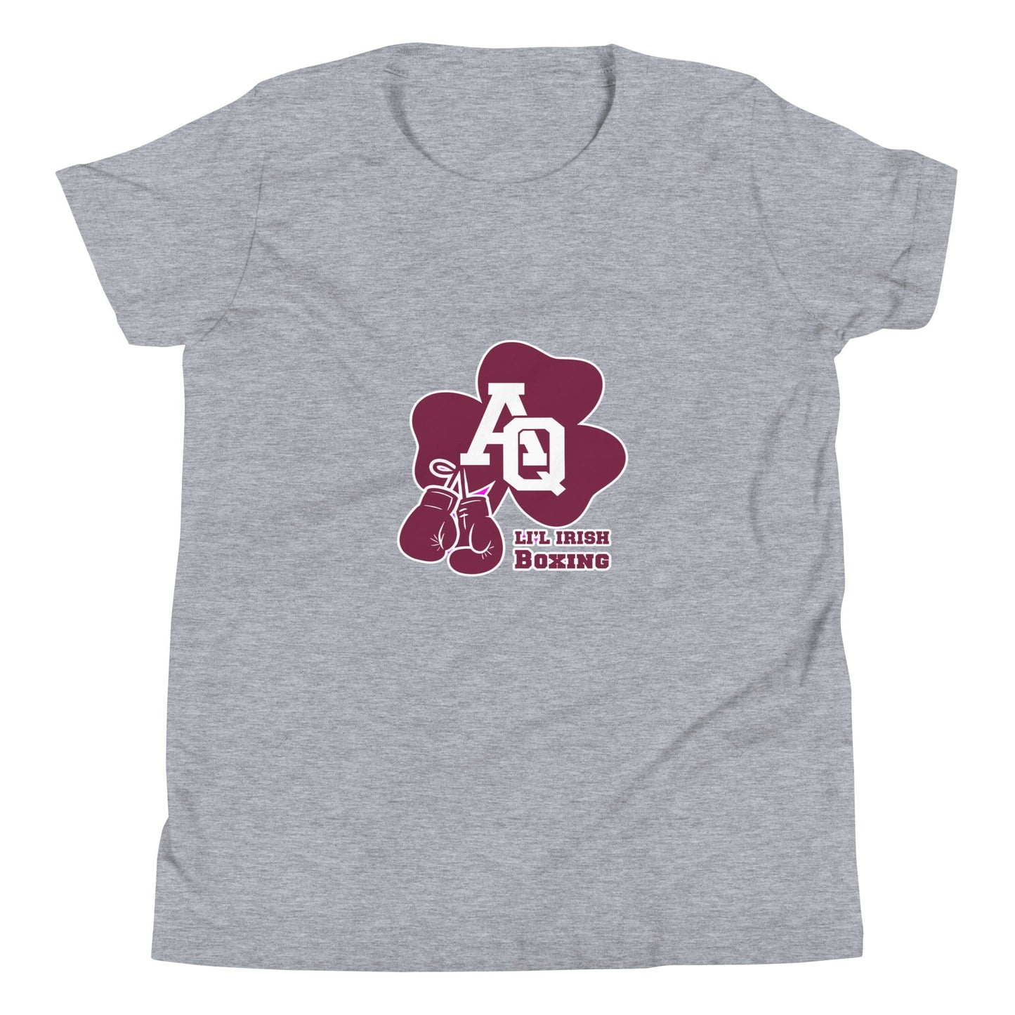 Performance | Youth T-Shirt | Aquinas Li’l Irish Boxing | AQ Shamrock Logo