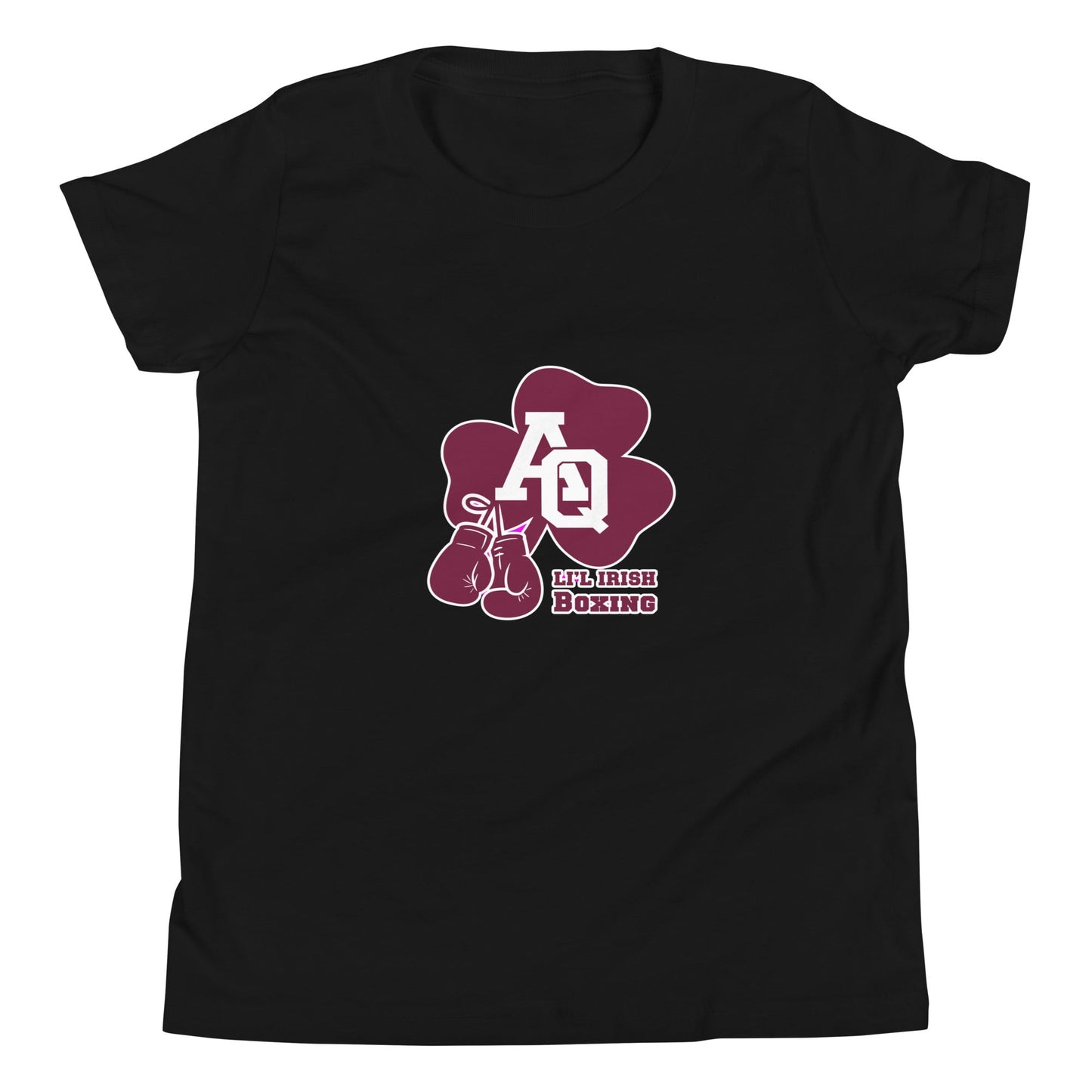 Performance | Youth T-Shirt | Aquinas Li’l Irish Boxing | AQ Shamrock Logo