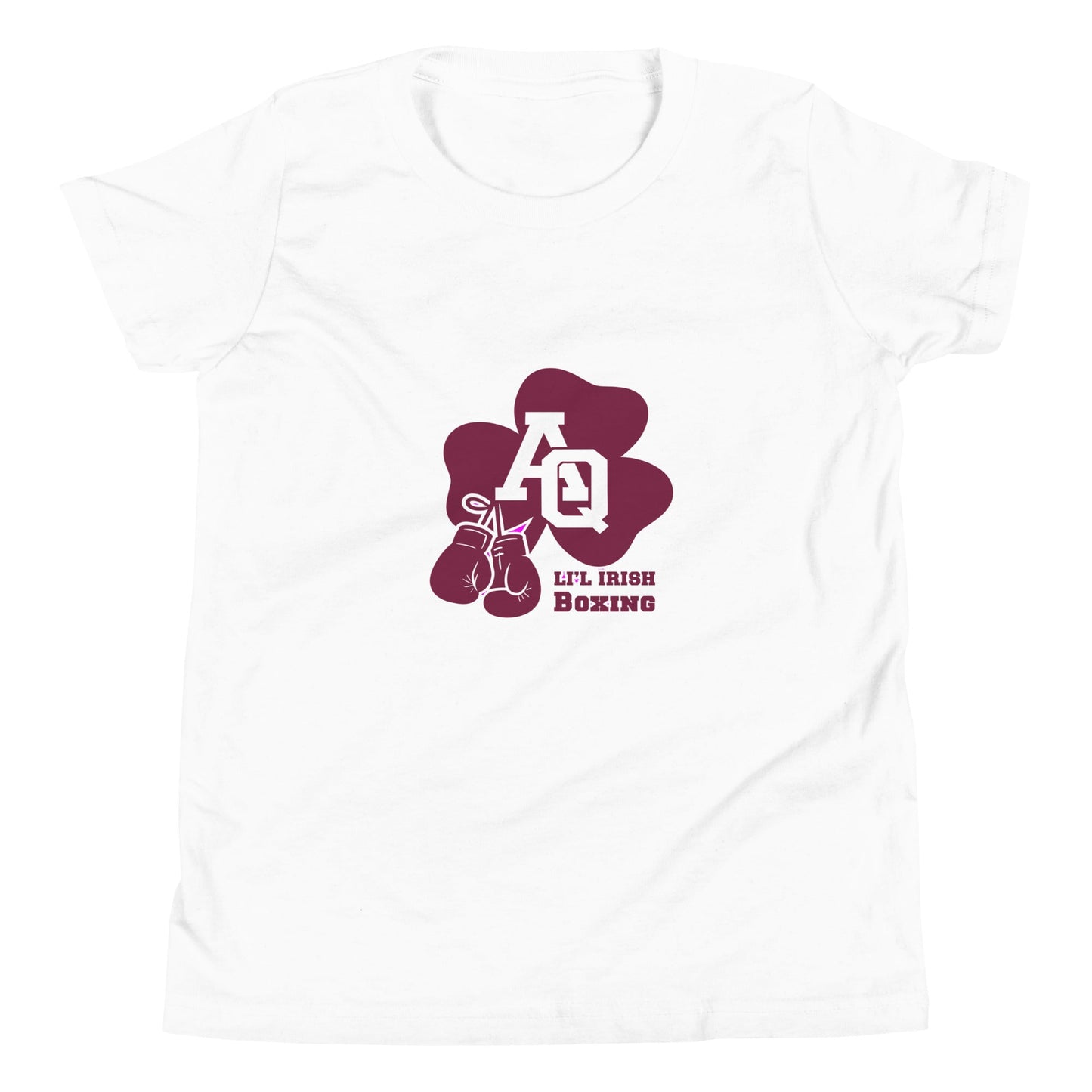 Performance | Youth T-Shirt | Aquinas Li’l Irish Boxing | AQ Shamrock Logo