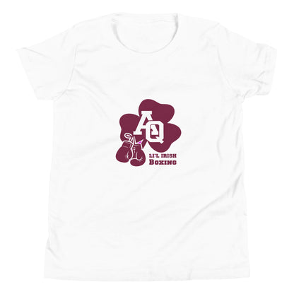 Performance | Youth T-Shirt | Aquinas Li’l Irish Boxing | AQ Shamrock Logo
