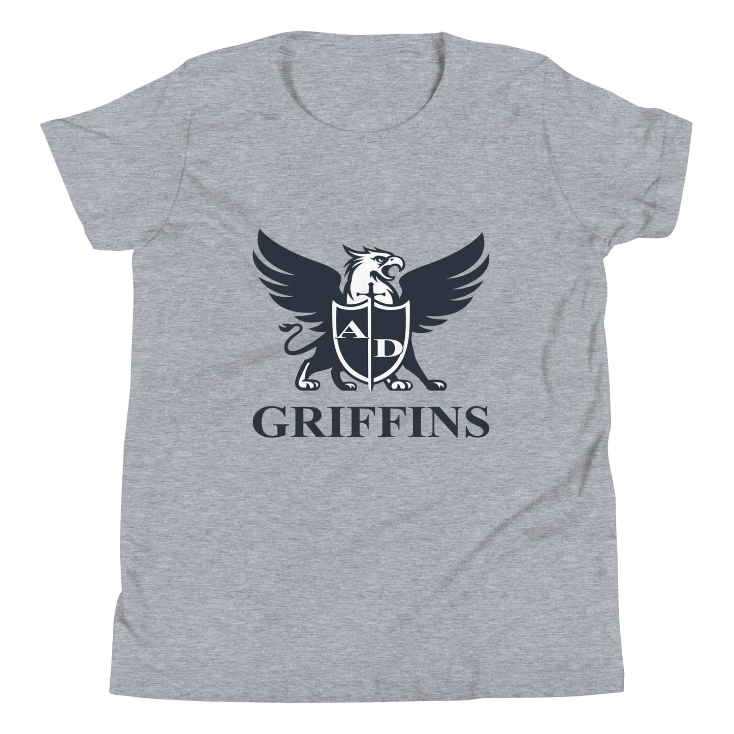 Performance | Youth T-Shirt | Arma Dei Academy Basketball | Griffin Logo