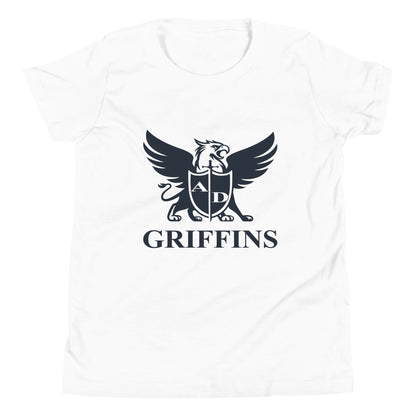 Performance | Youth T-Shirt | Arma Dei Academy Basketball | Griffin Logo