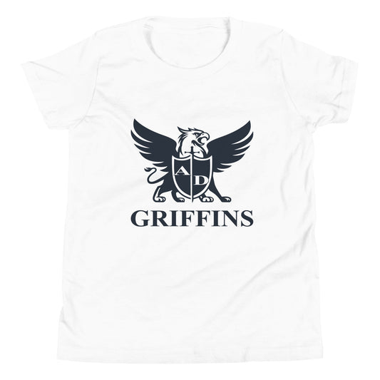 Performance | Youth T-Shirt | Arma Dei Academy Basketball | Griffin Logo