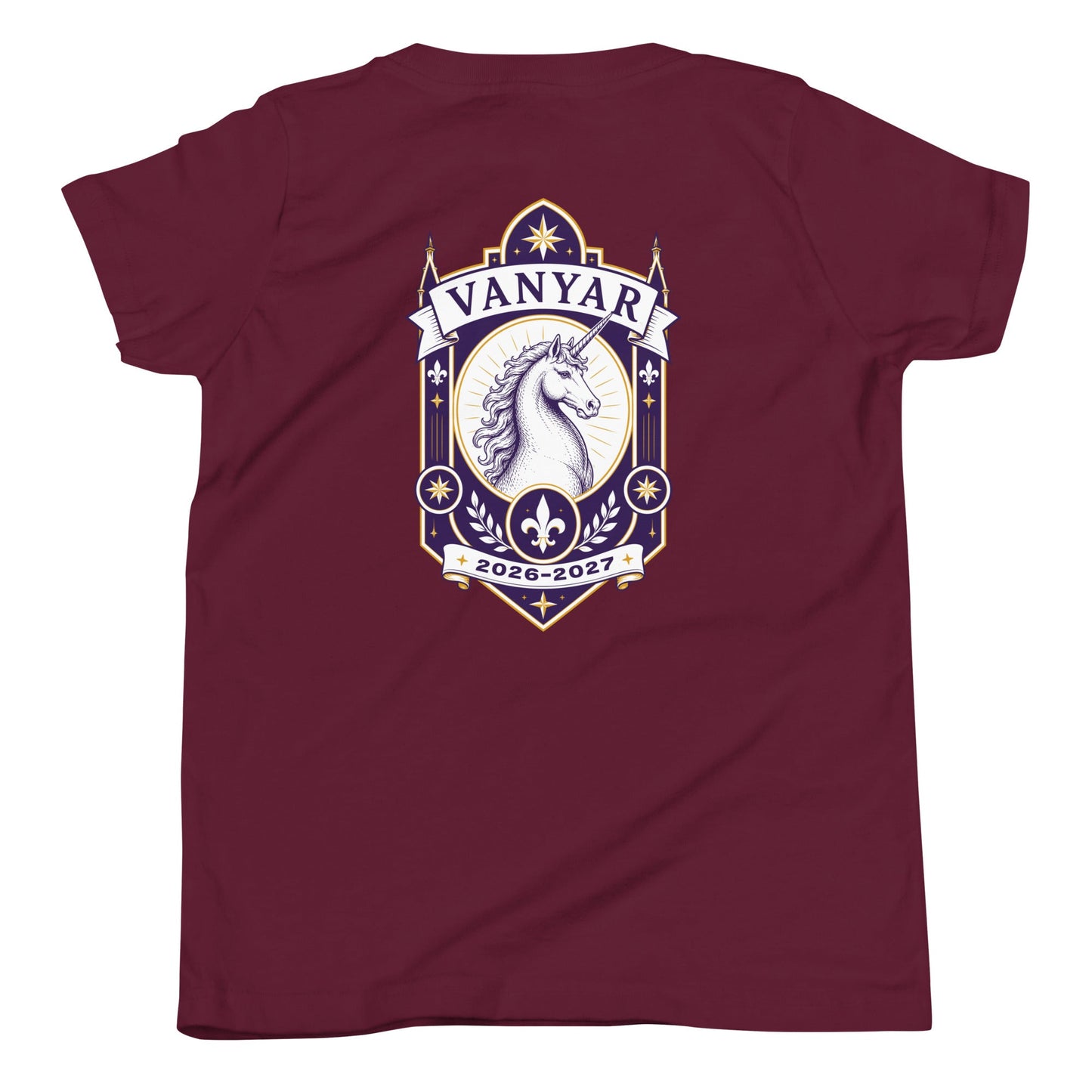 Performance | Youth T-Shirt | Arma Dei Academy Logic Houses | Vanyar Logo