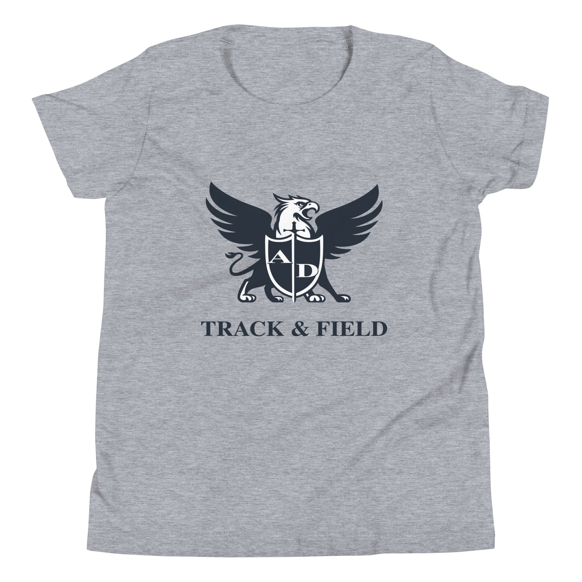 Performance | Youth T-Shirt | Arma Dei Academy Track and Field | Griffin Logo