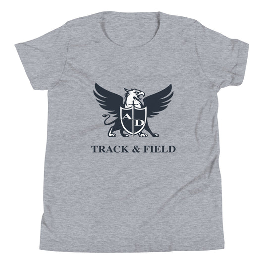 Performance | Youth T-Shirt | Arma Dei Academy Track and Field | Griffin Logo