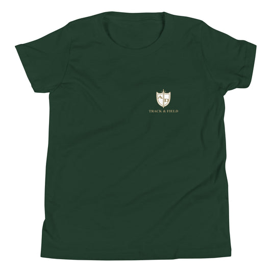 Performance | Youth T-Shirt | Arma Dei Academy Track and Field | Shield Logo