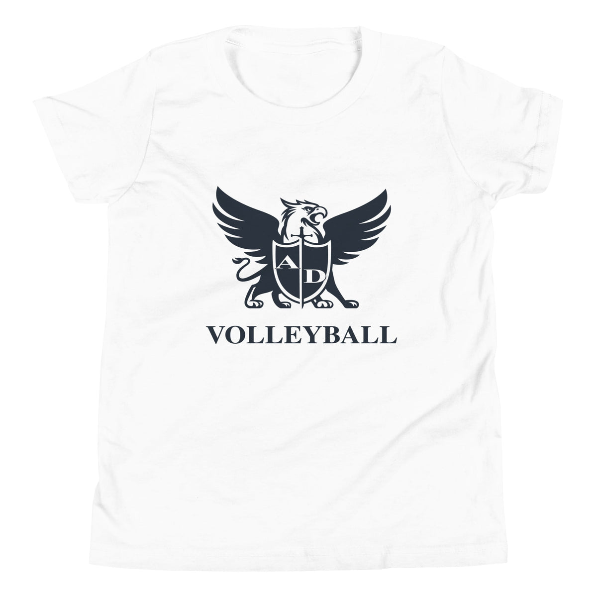 Performance | Youth T-Shirt | Arma Dei Academy Volleyball | Griffin Logo