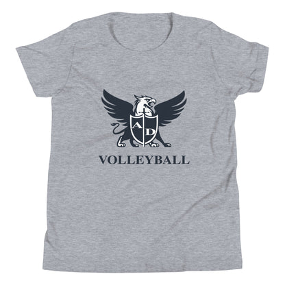 Performance | Youth T-Shirt | Arma Dei Academy Volleyball | Griffin Logo